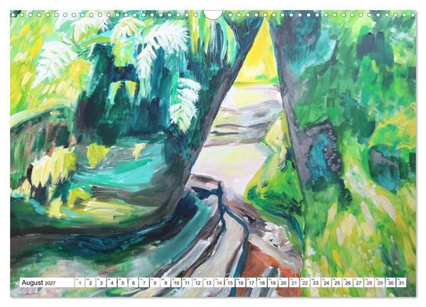 Produktbild: Landschaft in der Malerei: Ein Kunstkalender (Wandkalender 2027 DIN A3 quer), CALVENDO Monatskalender