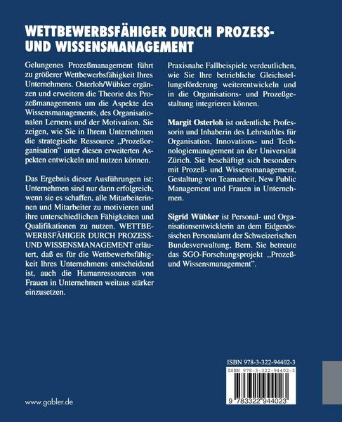 Produktbild: Wettbewerbsf&auml;higer durch Proze&szlig;- und Wissensmanagement