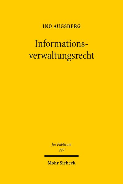 Produktbild: Informationsverwaltungsrecht