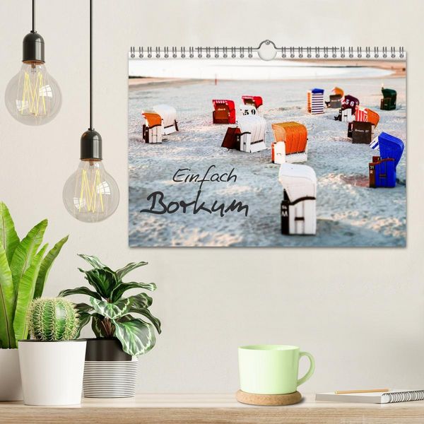 Produktbild: Einfach Borkum (Wandkalender 2026 DIN A4 quer), CALVENDO Monatskalender