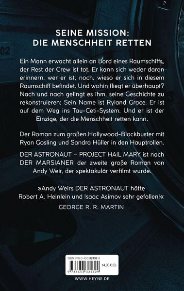 Produktbild: Der Astronaut &ndash; Project Hail Mary