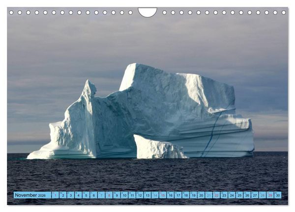 Produktbild: EISIGE GIGANTEN in der DISKOBUCHT (Wandkalender 2026 DIN A4 quer), CALVENDO Monatskalender