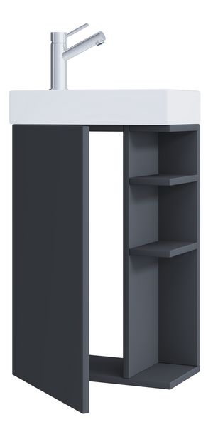 Produktbild: 2-tlg G&auml;ste WC Waschplatz Bad Waschtisch Lumia