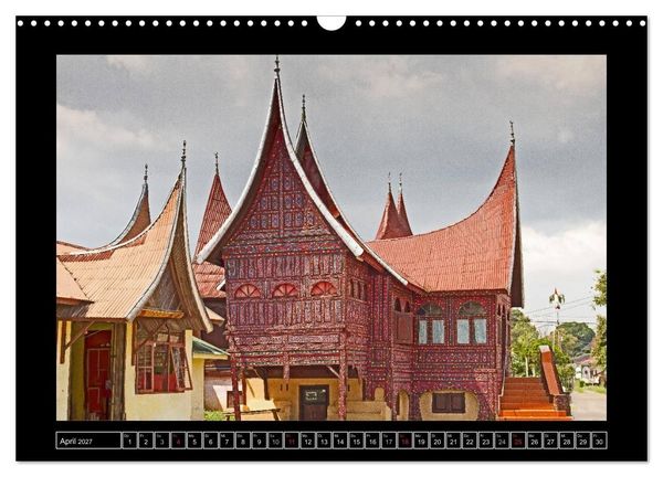 Produktbild: Sumatra &ndash; Architektur und Landschaft (Wandkalender 2027 DIN A3 quer), CALVENDO Monatskalender