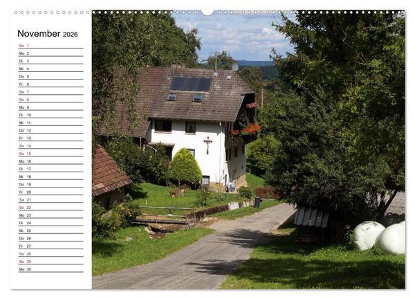 Produktbild: S&uuml;dschwarzwald - Impressionen (Wandkalender 2026 DIN A2 quer), CALVENDO Monatskalender