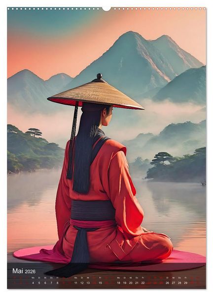 Produktbild: Zen - im Einklang mit K&ouml;rper und Geist (hochwertiger Premium Wandkalender 2026 DIN A2 hoch), Kunstdruck in Hochglanz