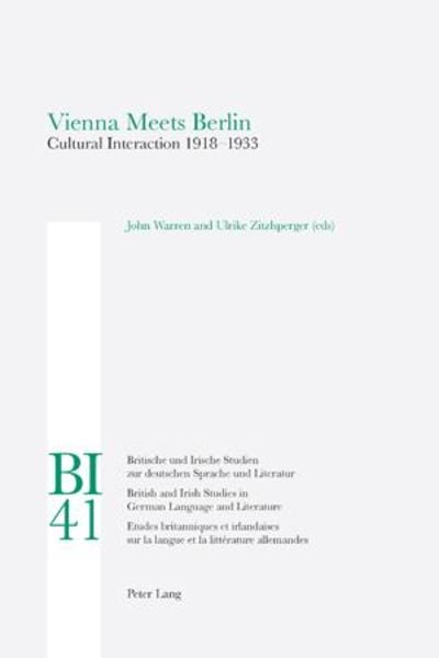 Vienna meets Berlin, Taschenbuch von , Peter Lang AG, Internationaler Verlag der Wissenschaften, 9783039118533