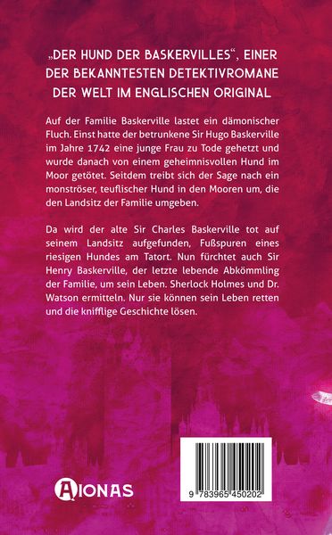 Produktbild: The Hound of the Baskervilles. Arthur Conan Doyle (englische Ausgabe)