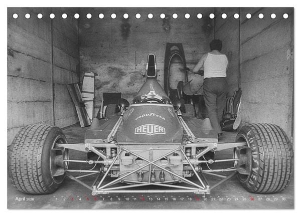 Produktbild: Formel - Rennfieber (Tischkalender 2026 DIN A5 quer), CALVENDO Monatskalender