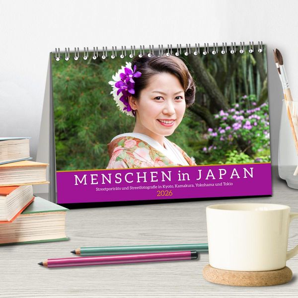 Produktbild: Menschen in Japan (Tischkalender 2026 DIN A5 quer), CALVENDO Monatskalender