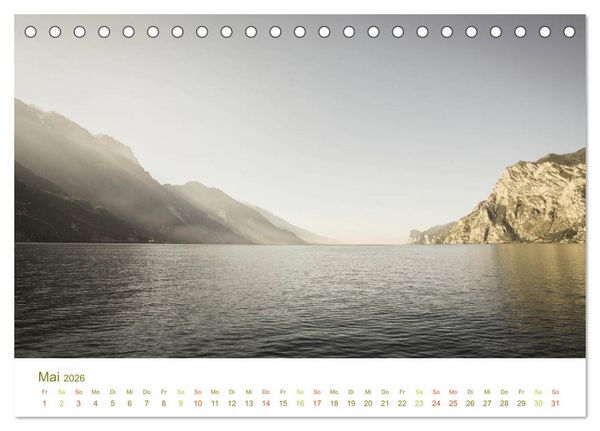 Produktbild: GARDASEE - das Nordufer (Tischkalender 2026 DIN A5 quer), CALVENDO Monatskalender
