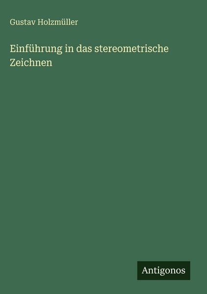 Produktbild: Einf&uuml;hrung in das stereometrische Zeichnen