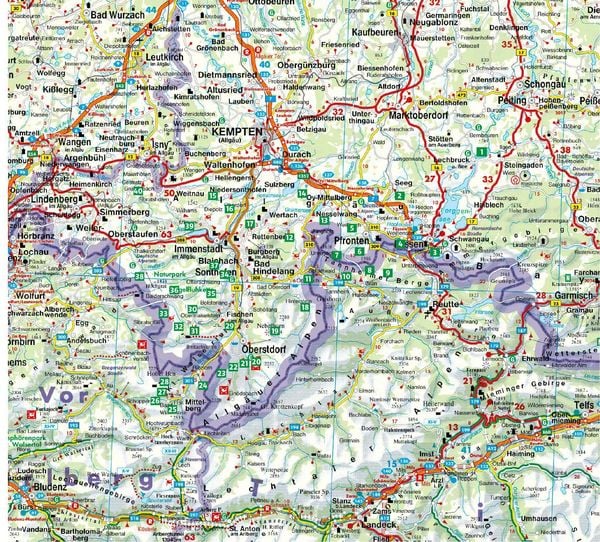 Produktbild: ROTHER Wanderbuch Wandern mit Hund Allg&auml;u. mit Tannheimer Tal und Kleinwalsertal. 40 Vierbeiner-Touren