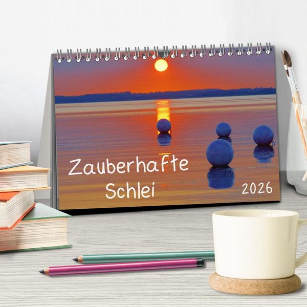 Produktbild: Zauberhafte Schlei (Tischkalender 2026 DIN A5 quer), CALVENDO Monatskalender