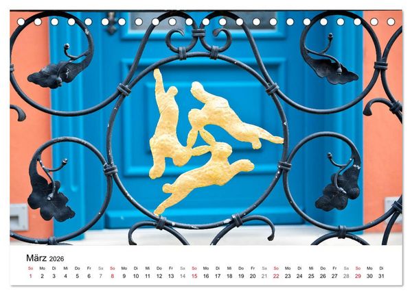 Produktbild: Paderborn - Die sch&ouml;nsten Seiten der Stadt (Tischkalender 2026 DIN A5 quer), CALVENDO Monatskalender