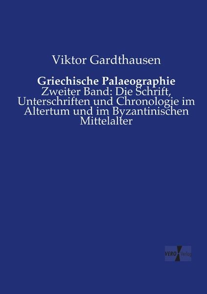Produktbild: Griechische Palaeographie