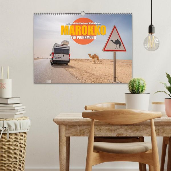 Produktbild: MAROKKO per WOHNMOBIL (Wandkalender 2026 DIN A3 quer), CALVENDO Monatskalender