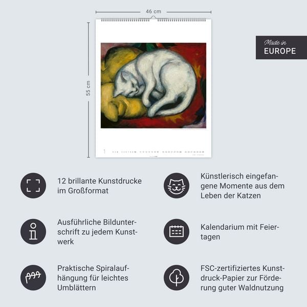 Produktbild: Katzen in der Kunst Edition Kalender 2027