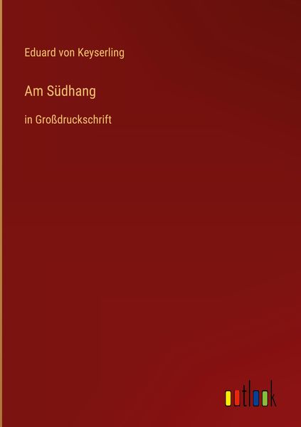 Produktbild: Am S&uuml;dhang