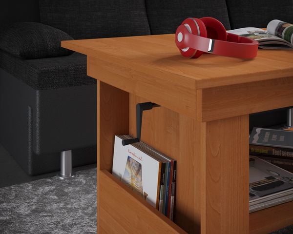 Produktbild: Holz Couchtisch Kobila h&ouml;henverstellbar ausziehbar