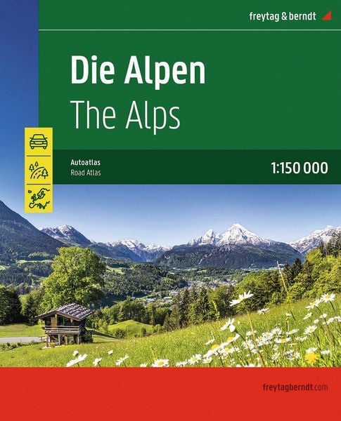 Produktbild: Freytag & berndt Autoatlas Die Alpen 1:150.000