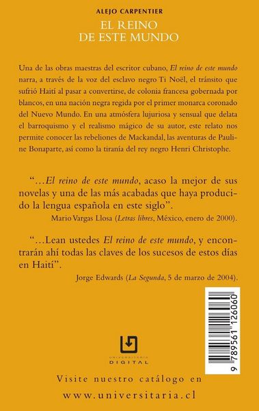 Produktbild: El reino de este mundo