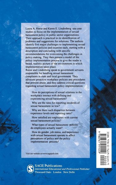 Produktbild: Implementing Sexual Harassment Policy