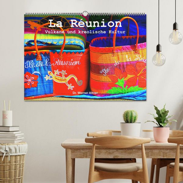 Produktbild: La R&eacute;union - Vulkane und kreolische Kultur (Wandkalender 2026 DIN A2 quer), CALVENDO Monatskalender