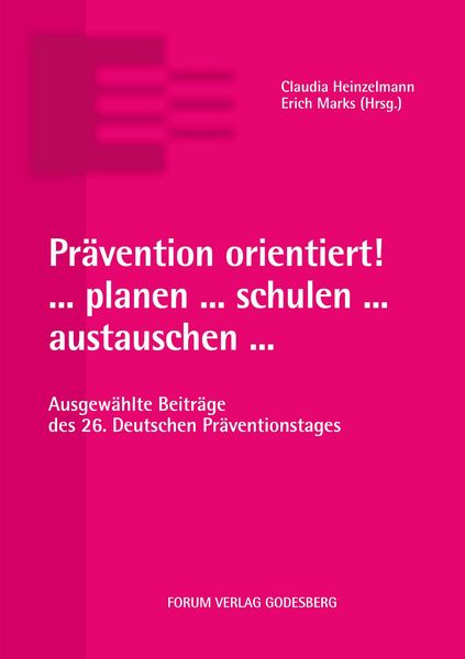 Produktbild: Pr&auml;vention orientiert! ... planen ... schulen ... austauschen ...