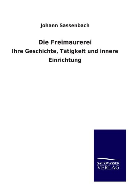 Produktbild: Die Freimaurerei