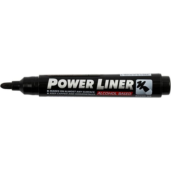 Produktbild: Creativ Company Power Liner, Strichst&auml;rke 1,5-3 mm, Schwarz