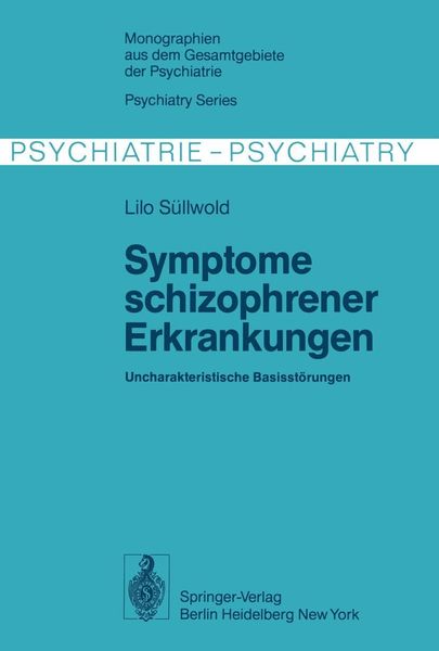 Produktbild: Symptome schizophrener Erkrankungen
