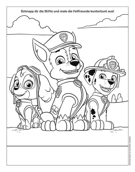 Produktbild: PAW Patrol: Mein Mal- und Stickerspa&szlig;