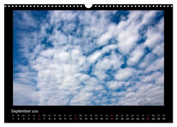 Produktbild: Wolkenbilder (Wandkalender 2026 DIN A3 quer), CALVENDO Monatskalender