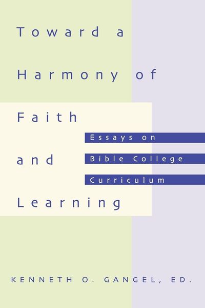 Produktbild: Toward a Harmony of Faith and Learning