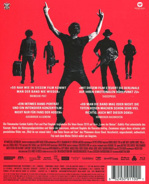 Produktbild: Weil du nur einmal lebst - Die Toten Hosen auf Tour