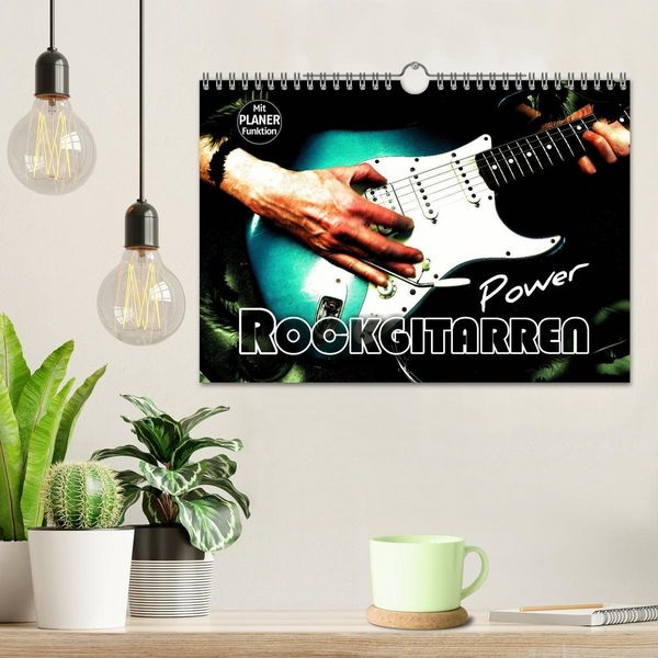 Produktbild: Rockgitarren Power (Wandkalender 2026 DIN A4 quer), CALVENDO Monatskalender