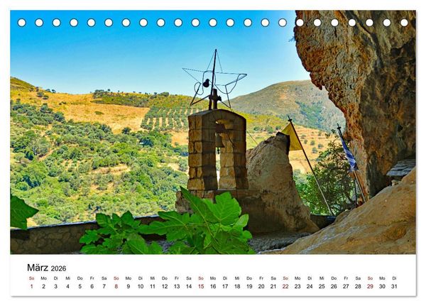 Produktbild: Kretas Wilder Westen (Tischkalender 2026 DIN A5 quer), CALVENDO Monatskalender