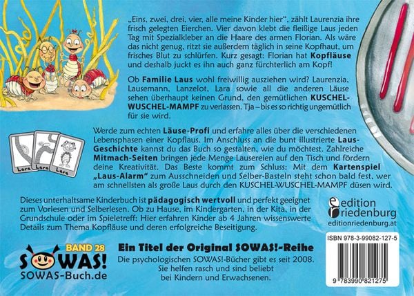 Produktbild: Familie Laus zieht aus! Das fr&ouml;hlich illustrierte Vorlese- und Mitmachbuch zum Thema Kopfl&auml;use