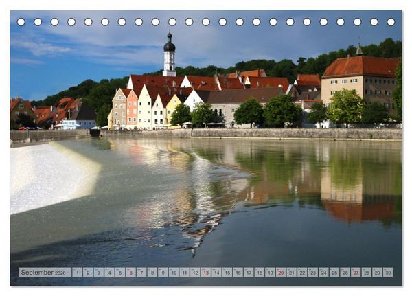Produktbild: Komm mit nach Landsberg am Lech (Tischkalender 2026 DIN A5 quer), CALVENDO Monatskalender