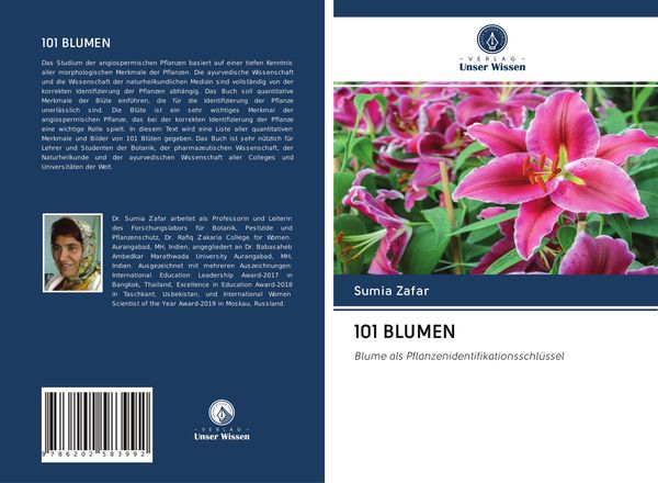 101 Blumen, Taschenbuch von Sumia Zafar, Verlag Unser Wissen, 9786202583992