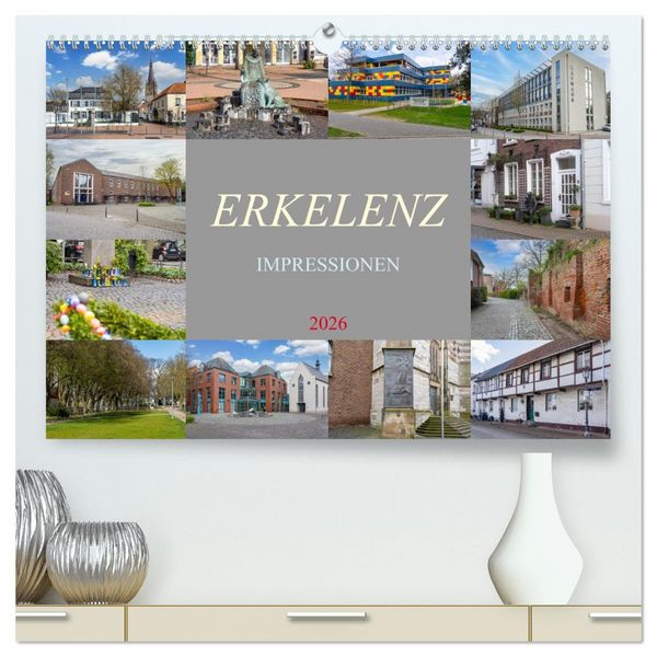 Produktbild: Erkelenz Impressionen (hochwertiger Premium Wandkalender 2026 DIN A2 quer), Kunstdruck in Hochglanz