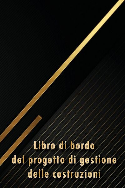 Produktbild: Libro di bordo del progetto di gestione delle costruzioni