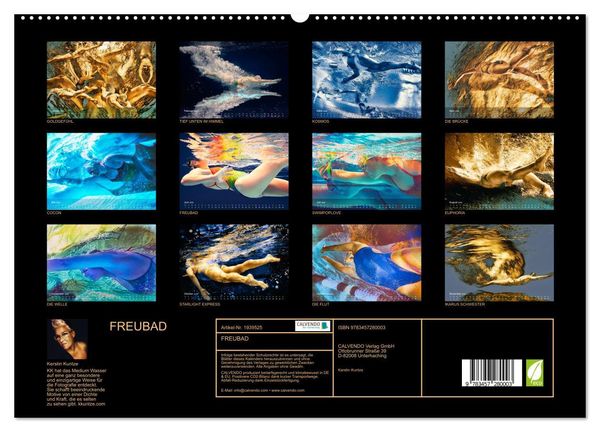 Produktbild: FREUBAD (hochwertiger Premium Wandkalender 2026 DIN A2 quer), Kunstdruck in Hochglanz
