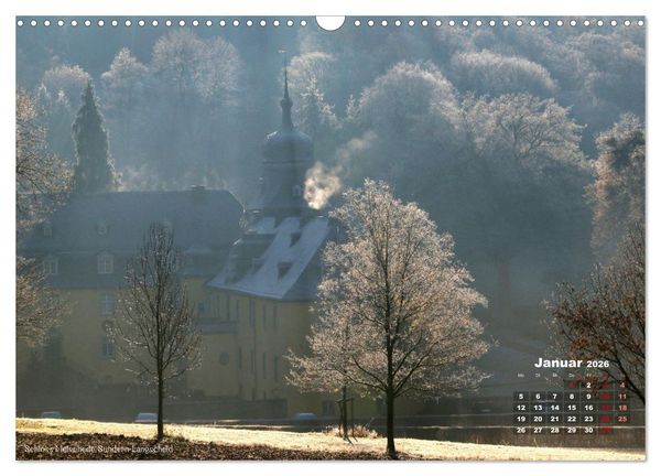 Produktbild: Burgen, Schl&ouml;sser, Herrenh&auml;uer im Sauerland (Wandkalender 2026 DIN A3 quer), CALVENDO Monatskalender