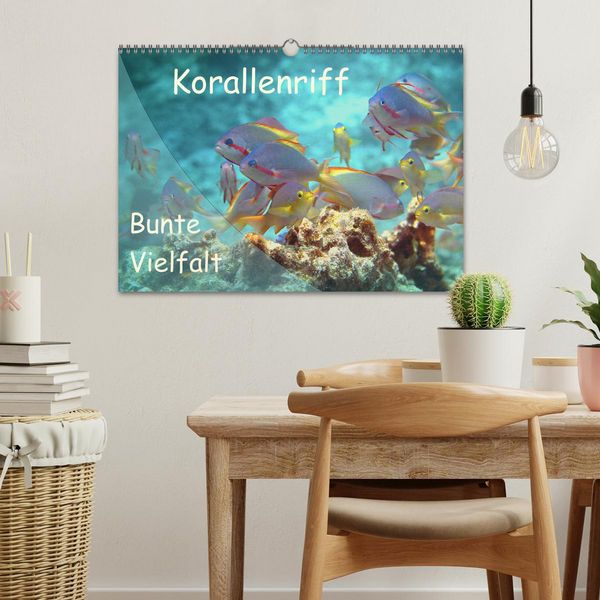 Produktbild: Bunte Vielfalt im Korallenriff (Wandkalender 2026 DIN A3 quer), CALVENDO Monatskalender