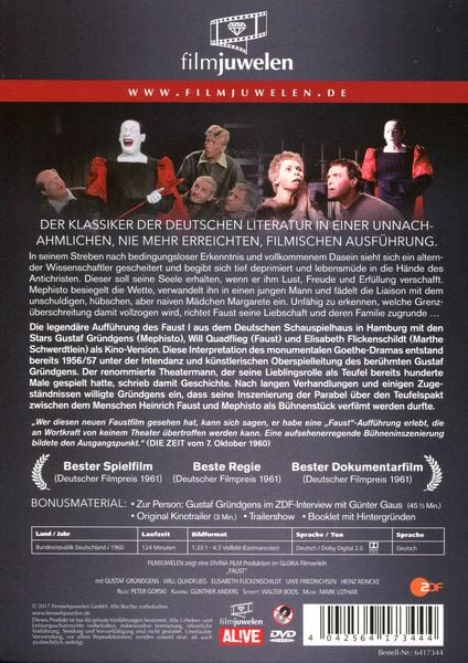 Produktbild: Faust - Gustaf Gr&uuml;ndgens - filmjuwelen