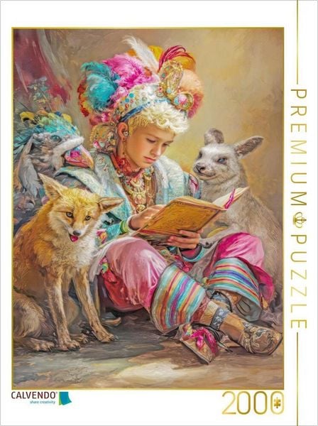 CALVENDO Puzzle Erzähle mir eine Geschichte | 2000 Teile Lege-Größe 90x67cm Foto-Puzzle für glückliche Stunden