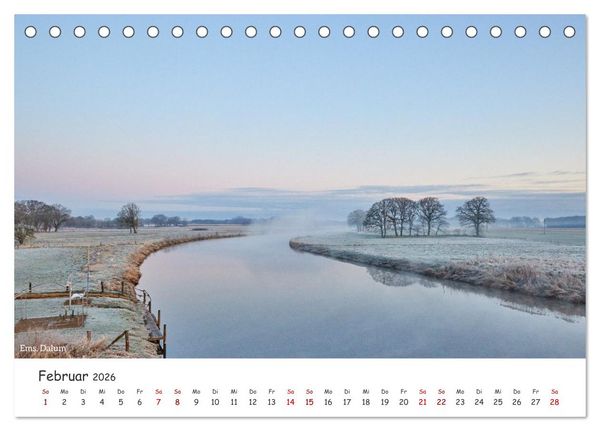 Produktbild: Emsland Impressionen (Tischkalender 2026 DIN A5 quer), CALVENDO Monatskalender