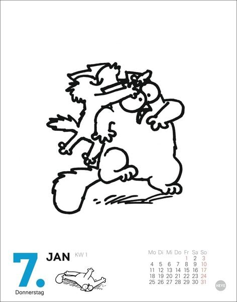 Produktbild: Simons Katze Tagesabrei&szlig;kalender 2027